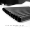 Tube en fibre de carbone 3k 25x23x550mm pour Octocopter